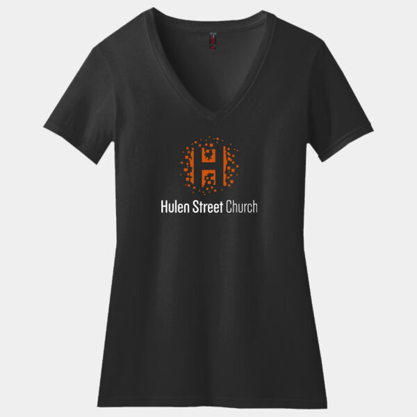Hulen Street Logo Print - Women's Perfect Blend ® V Neck Tee Thumbnail