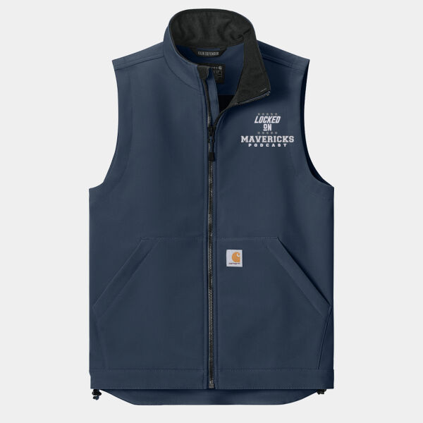 Locked on Mavericks Embroidery - Carhartt Rain Defender Soft Shell Vest Thumbnail